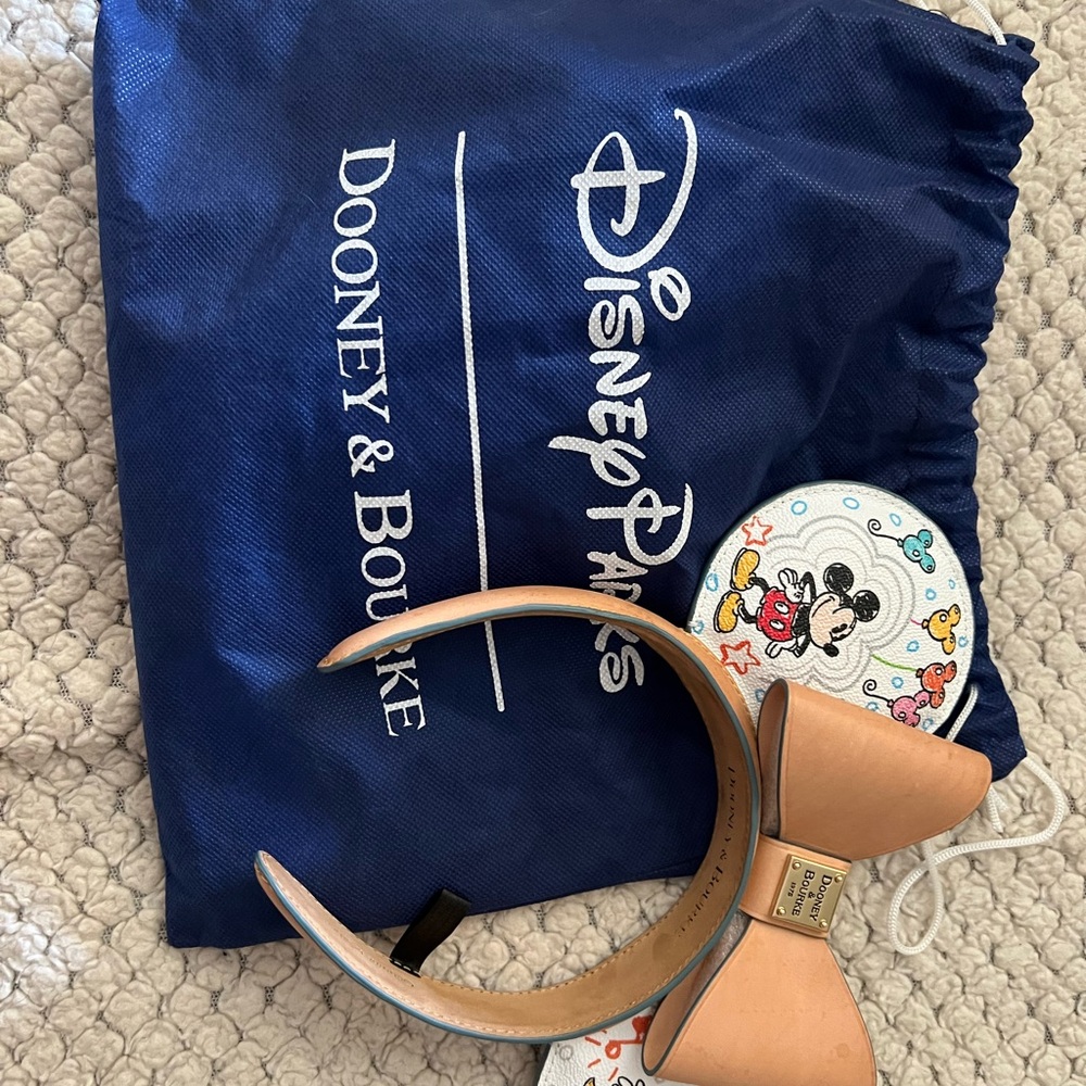 Dooney & Bourke Tan Bow Headband